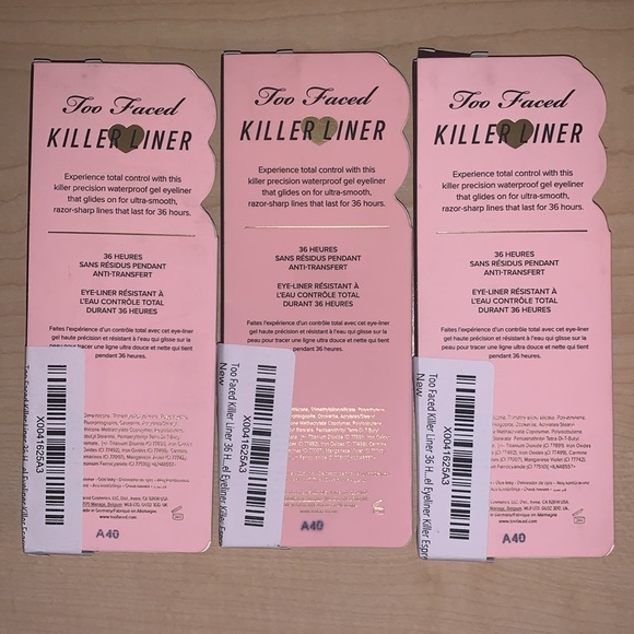 ✨2 Available✨Too Faced New In Box Killer Liner in Killer Espresso - Picture 3 of 5